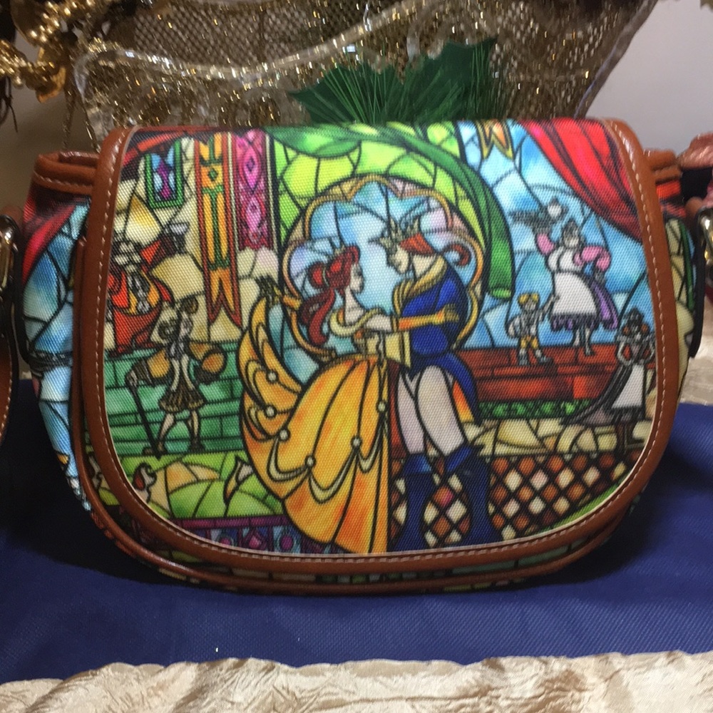 Beauty and the Beast inspired crossbody bag.
